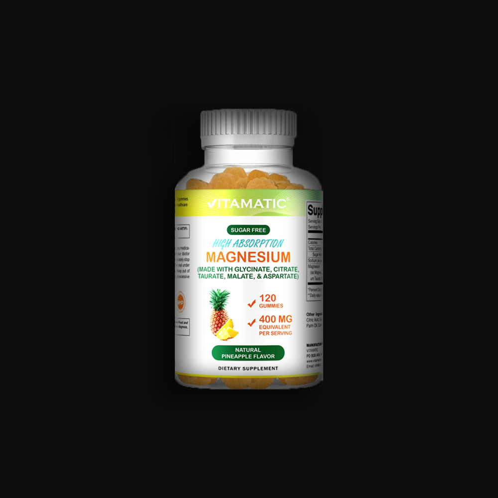 Vitamatic Magnesium 400mg - 120gummi