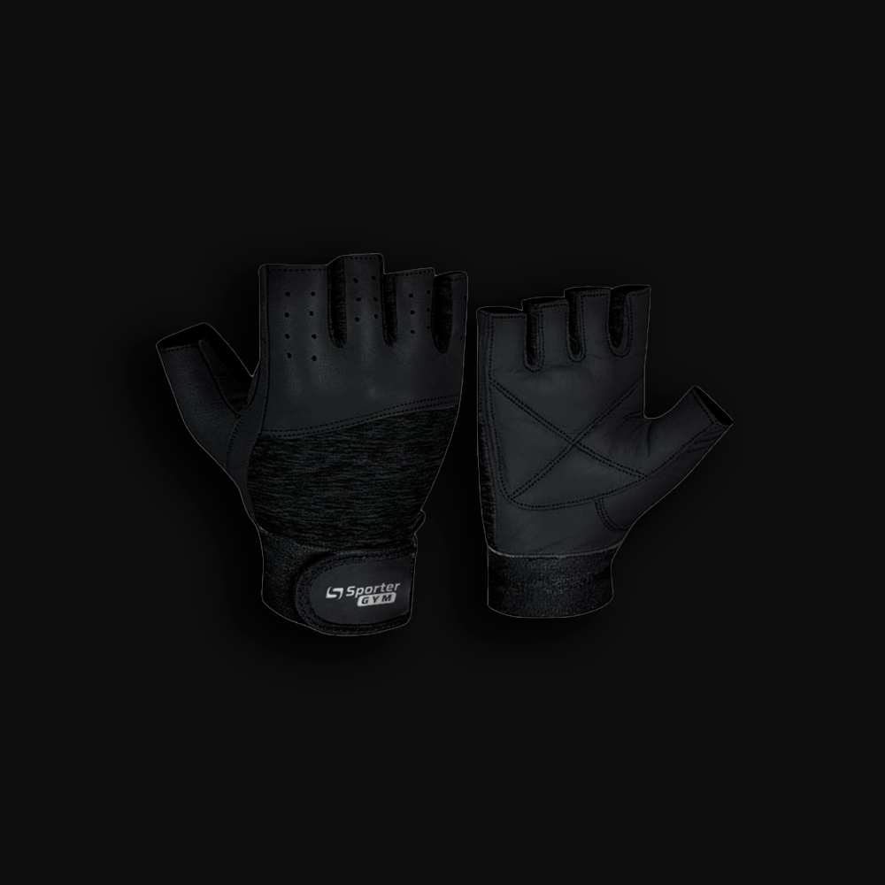 Рукавички для тренувань Fitness Gloves чоловічі (MFG-228.7 D) - Чорний