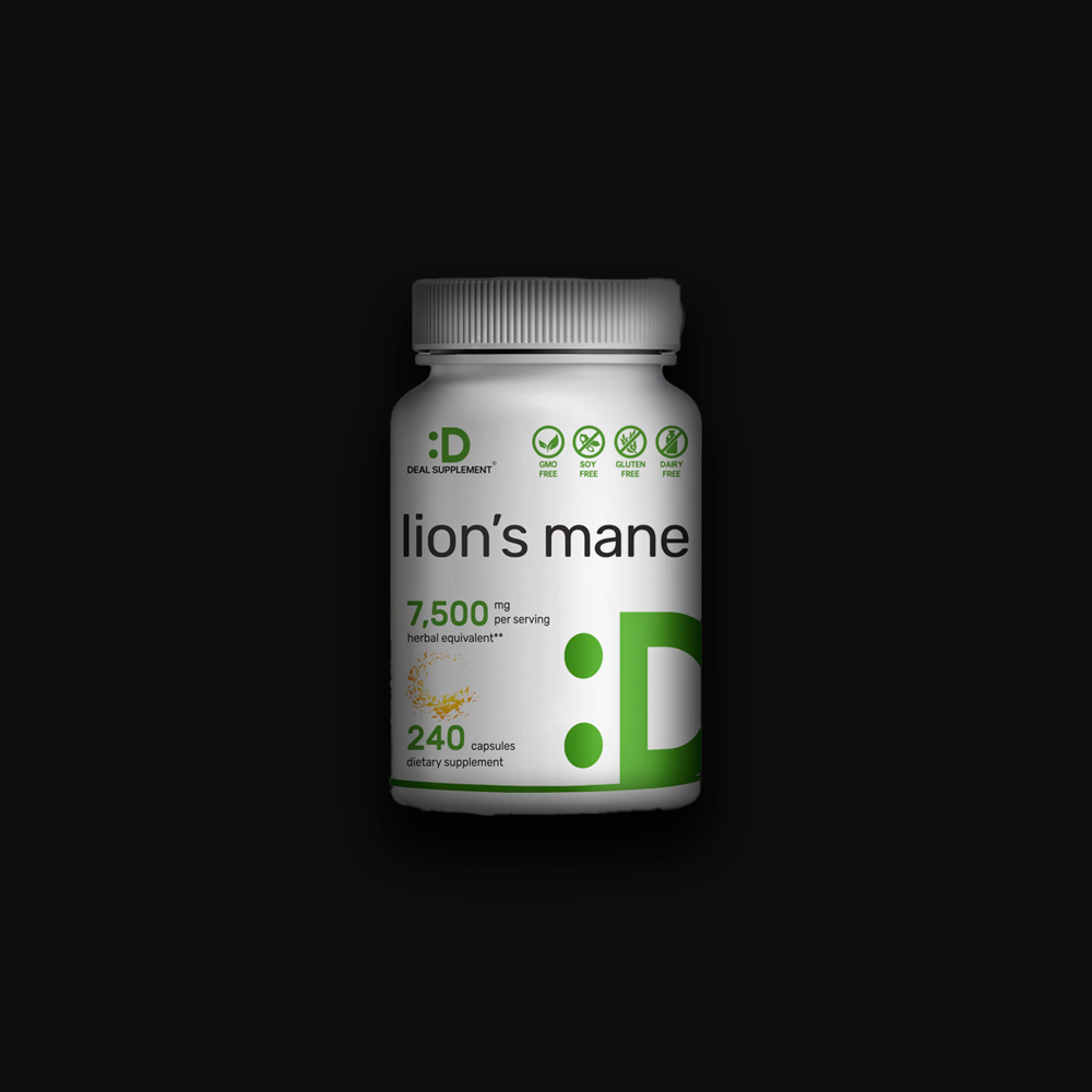 Deal Supplement Lion's Mane 7500mg - 240caps