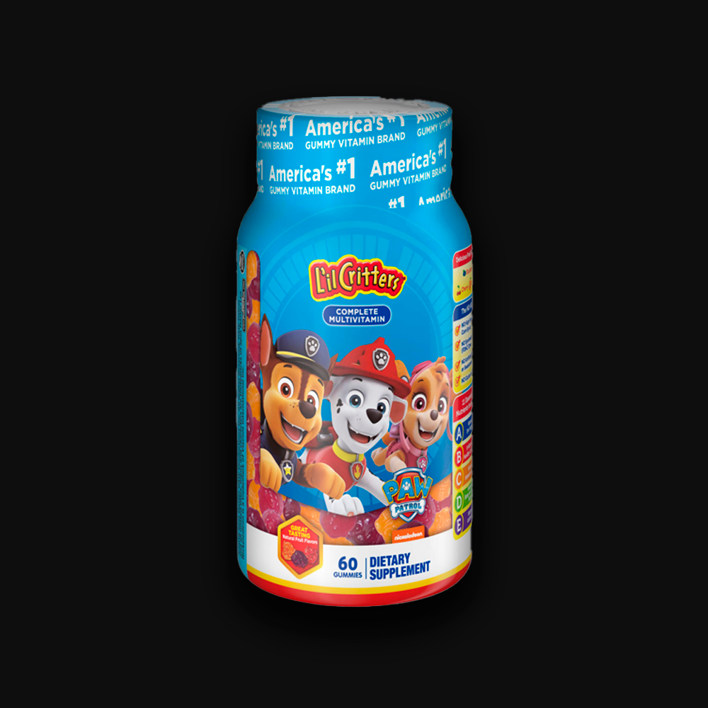L'il Critters Multivitamin Paw Patrol - 60 gummies