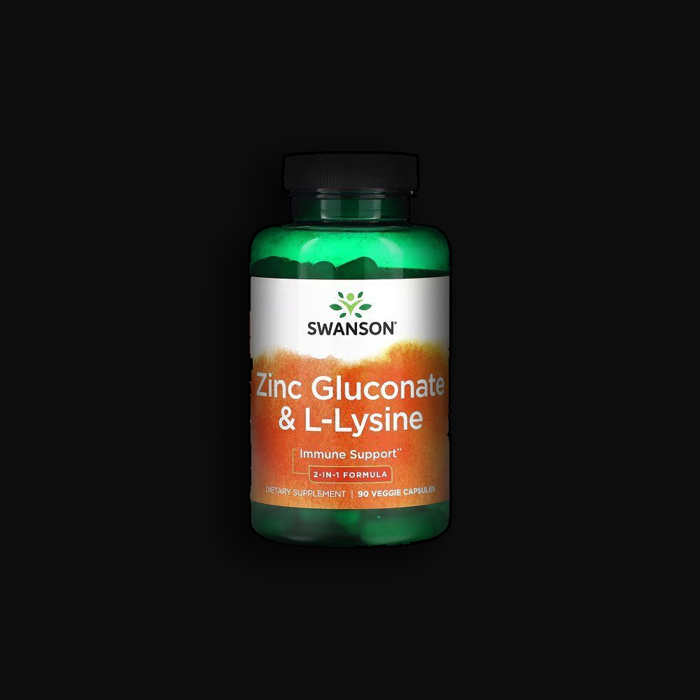 Swanson Zinc Gluconate L-Lysine - 90caps