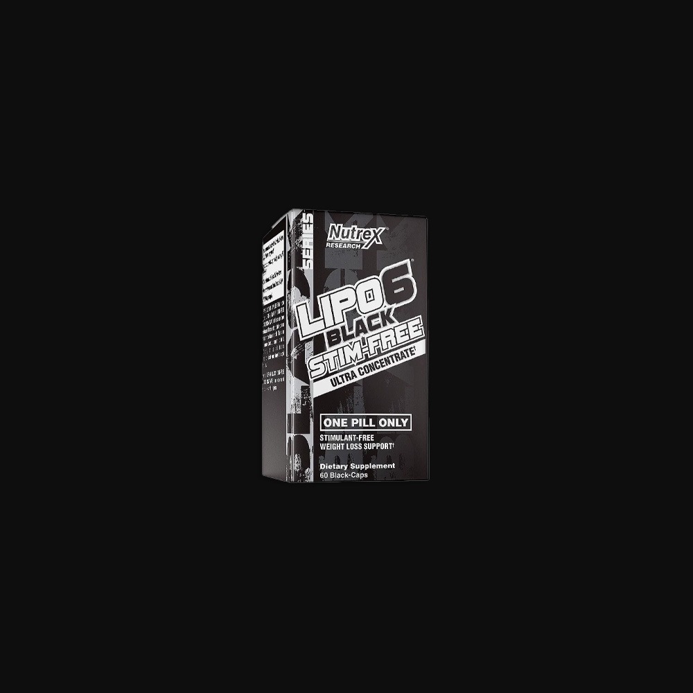 Nutrex Lipo 6 Black Stim Free Ultra Concentrated Stimulant‑free Weight Loss Support - 60 caps