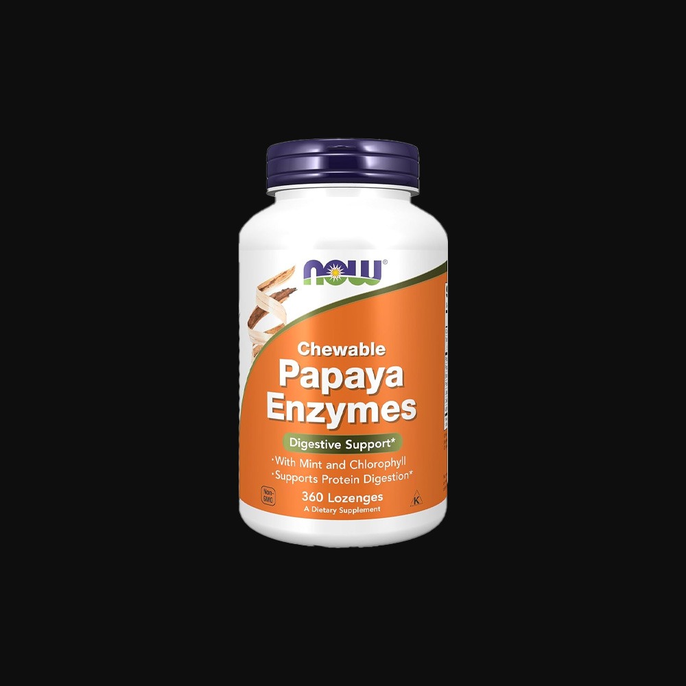 NOW Chewable Papaya Enzymes Lozenges - 360 tabl