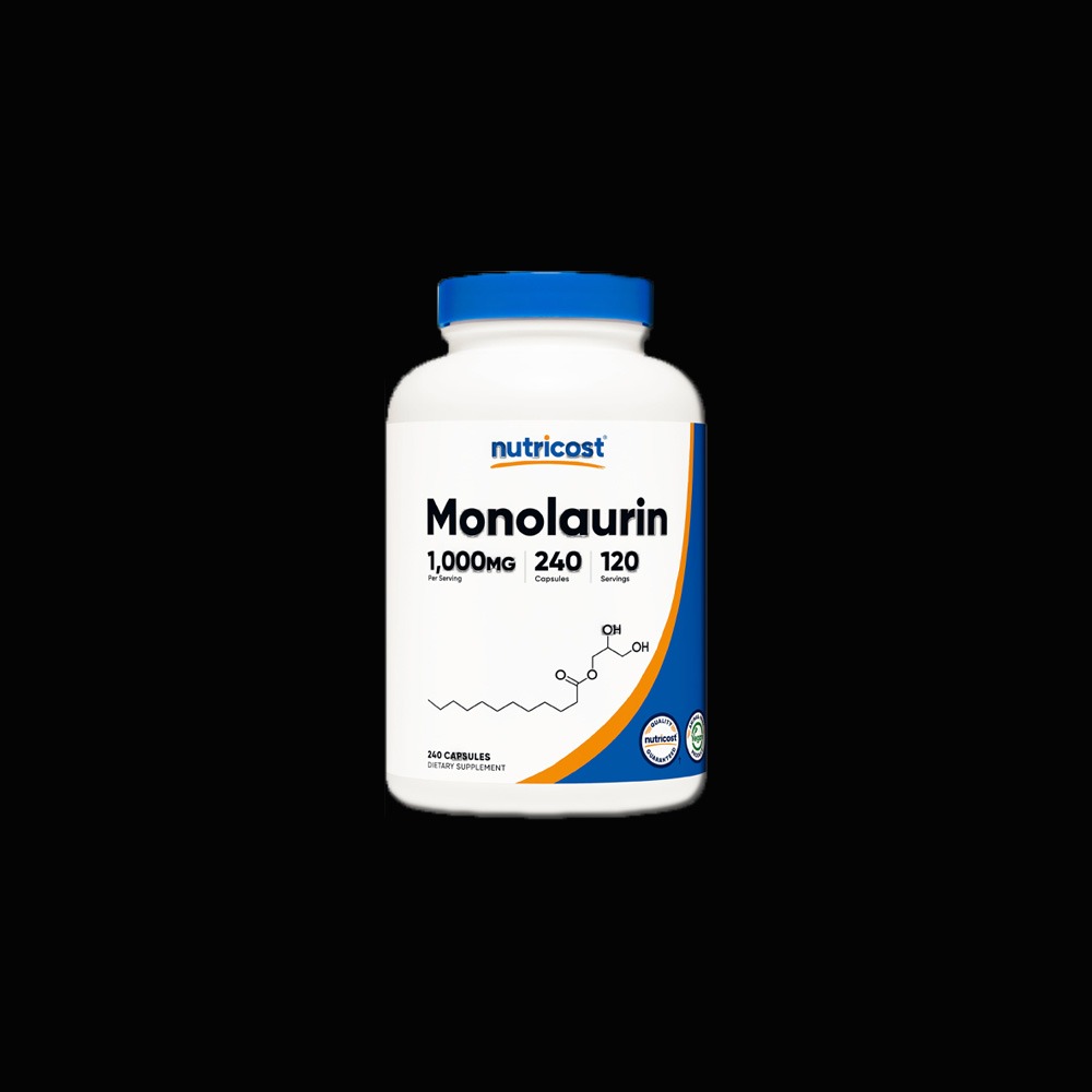 Nutricost Monolaurin 1000 mg per serving, 240 capsules