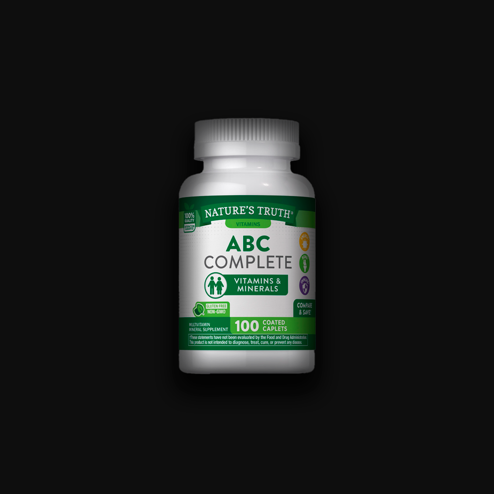 Nature's Truth ABC Complete Men's Multivitamin Mineral -100 caps