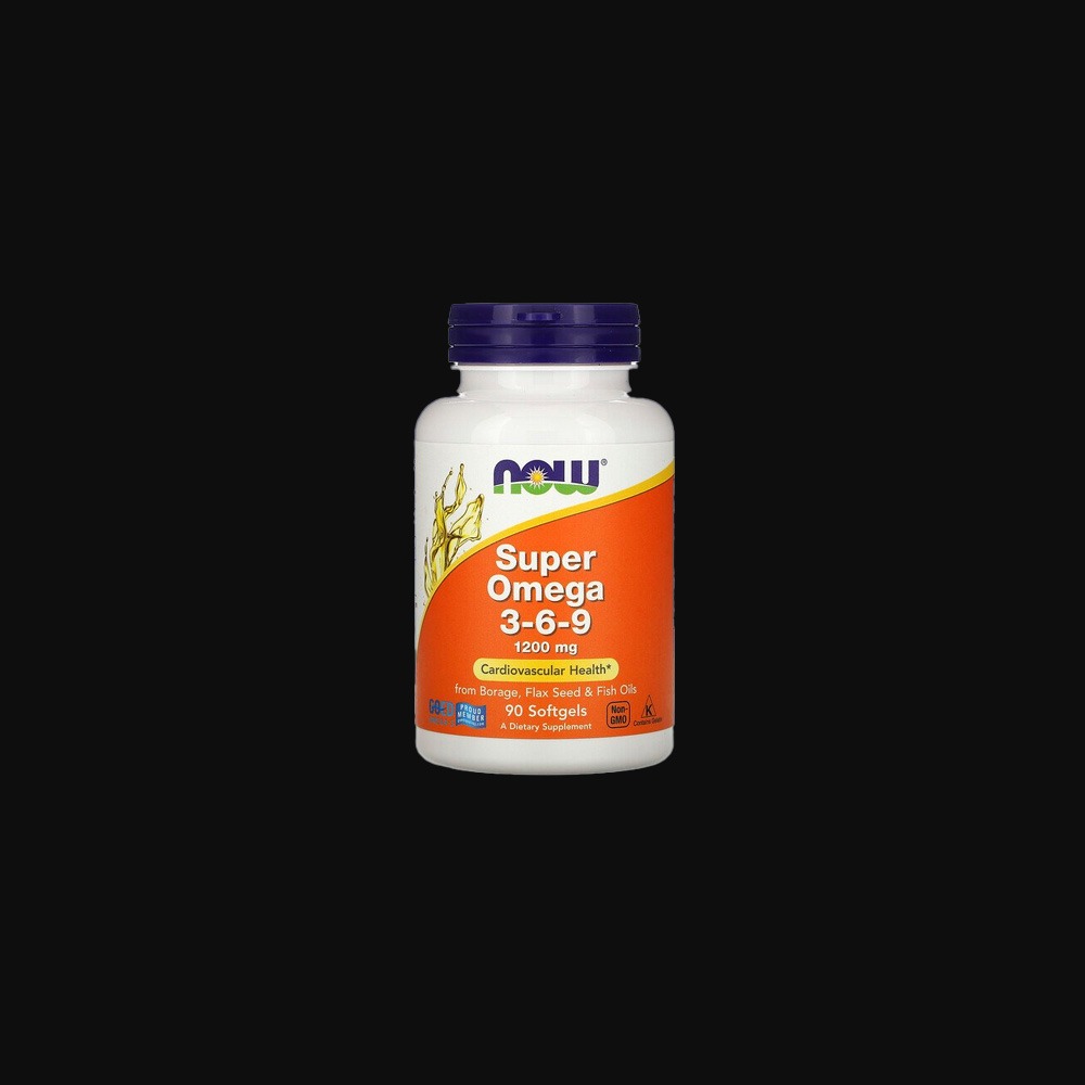 Now Super Omega 3-6-9 1200mg - 90 softgels