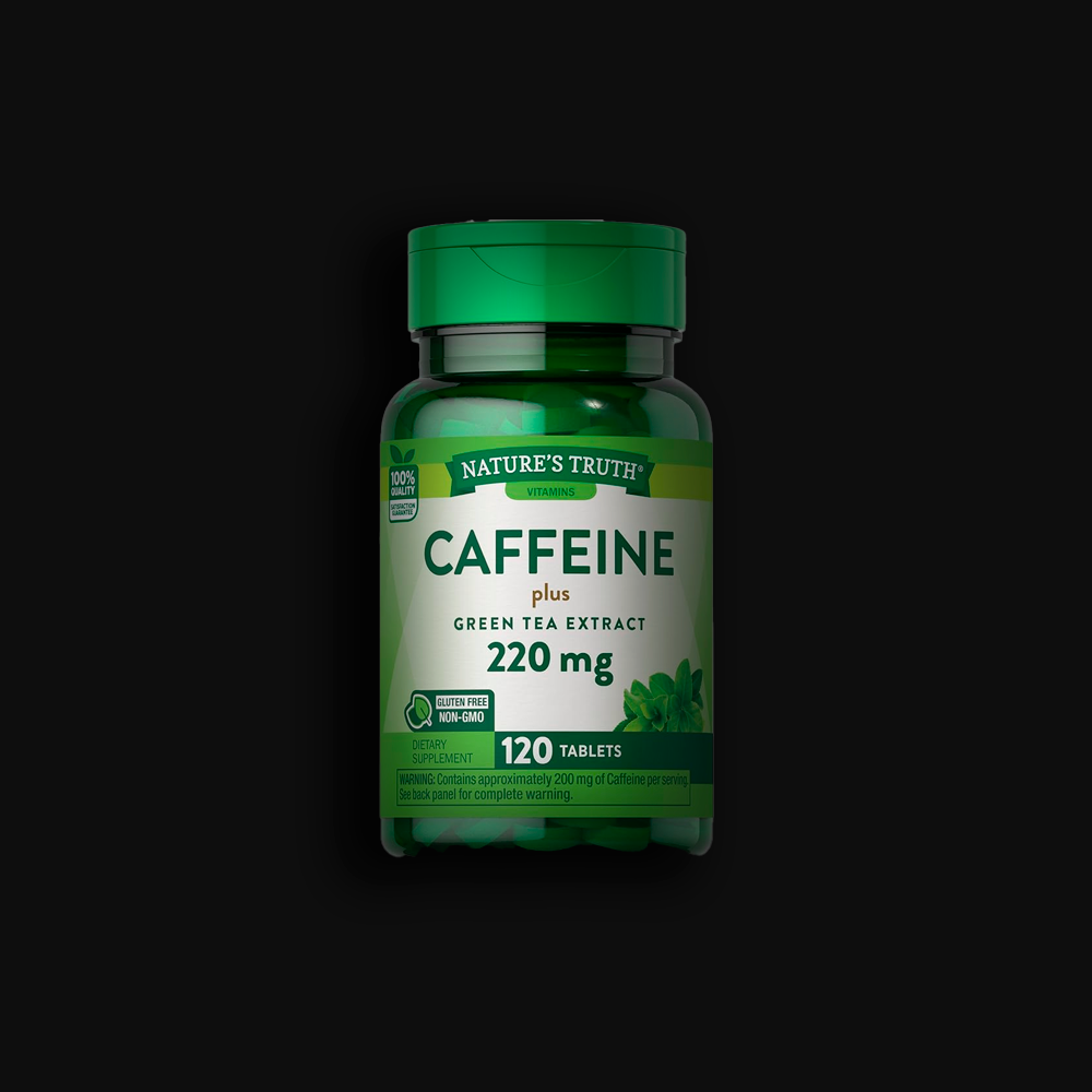 Nature's Truth Caffeine 200 mg plus Green Tea extract - 120 tabl