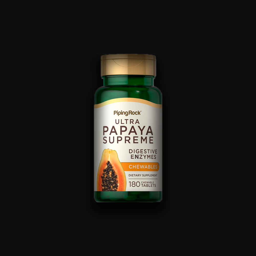 Piping Rock Papaya Supreme Digestive Enzymes - 180 chew