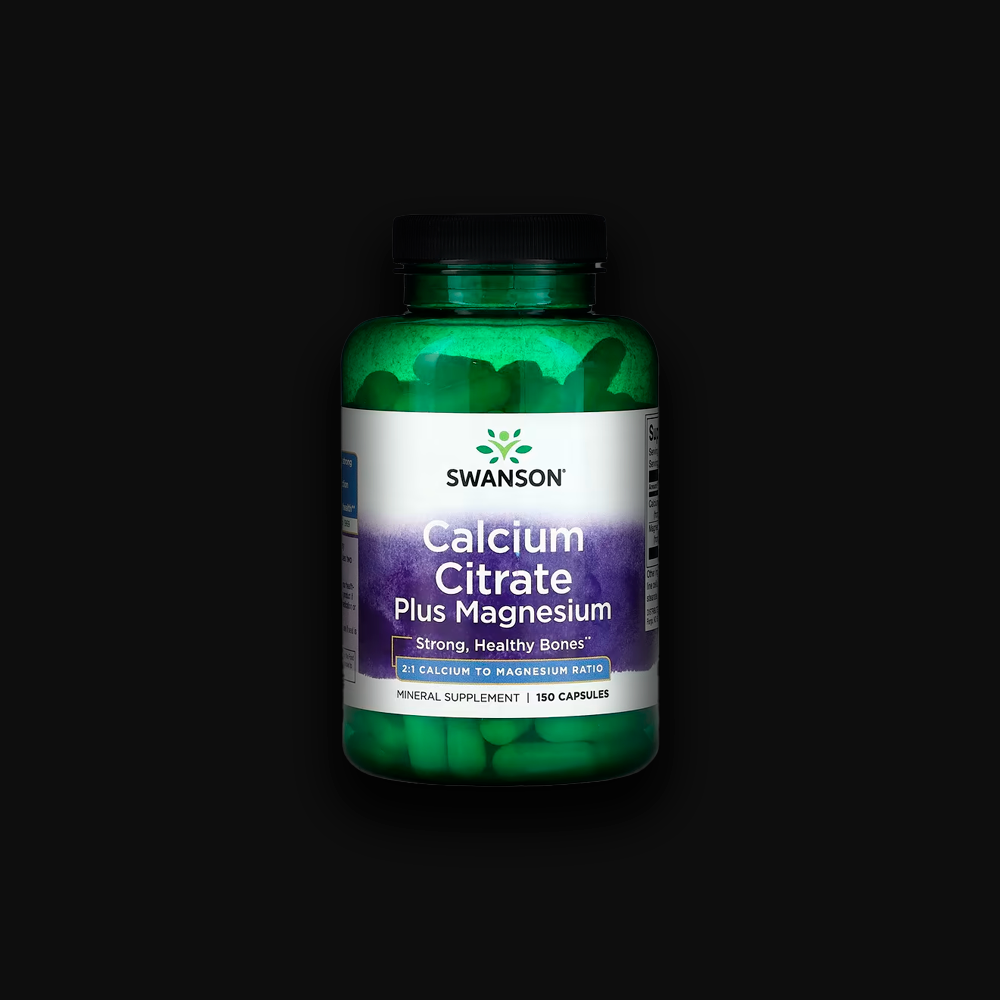 Swanson Calcium Citrate Plus Magnesium 2:1 -150 caps