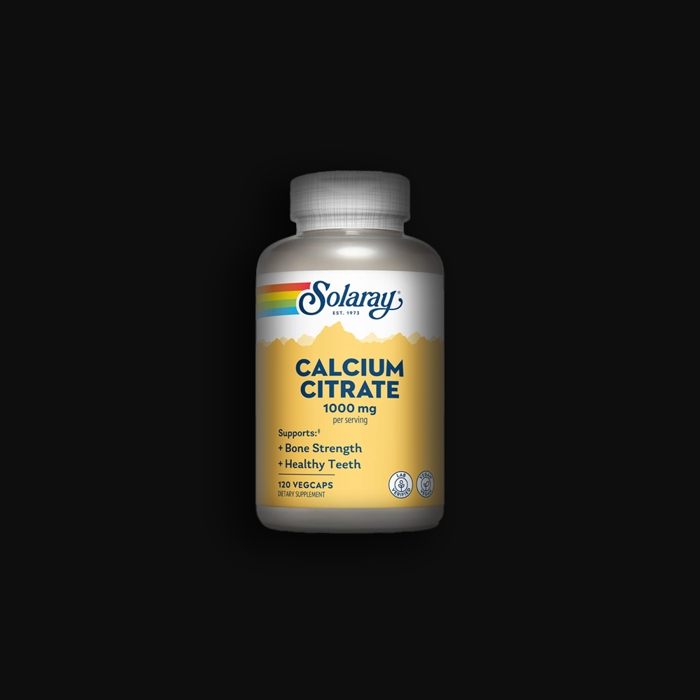 Solaray Calcium Citrate 1000 mg - 240 caps