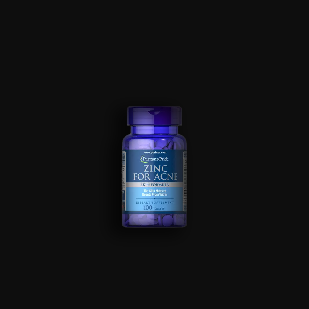 Puritan's Pride Zinc for Acne - 100 tabl