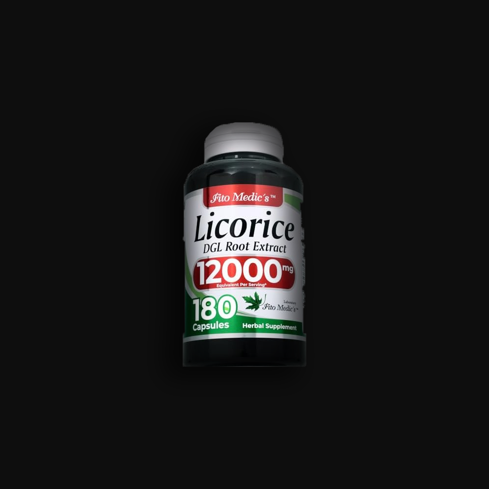 Fito Medic's Licorice DGL Root Extract 12000 mg per serving, 180 capsules