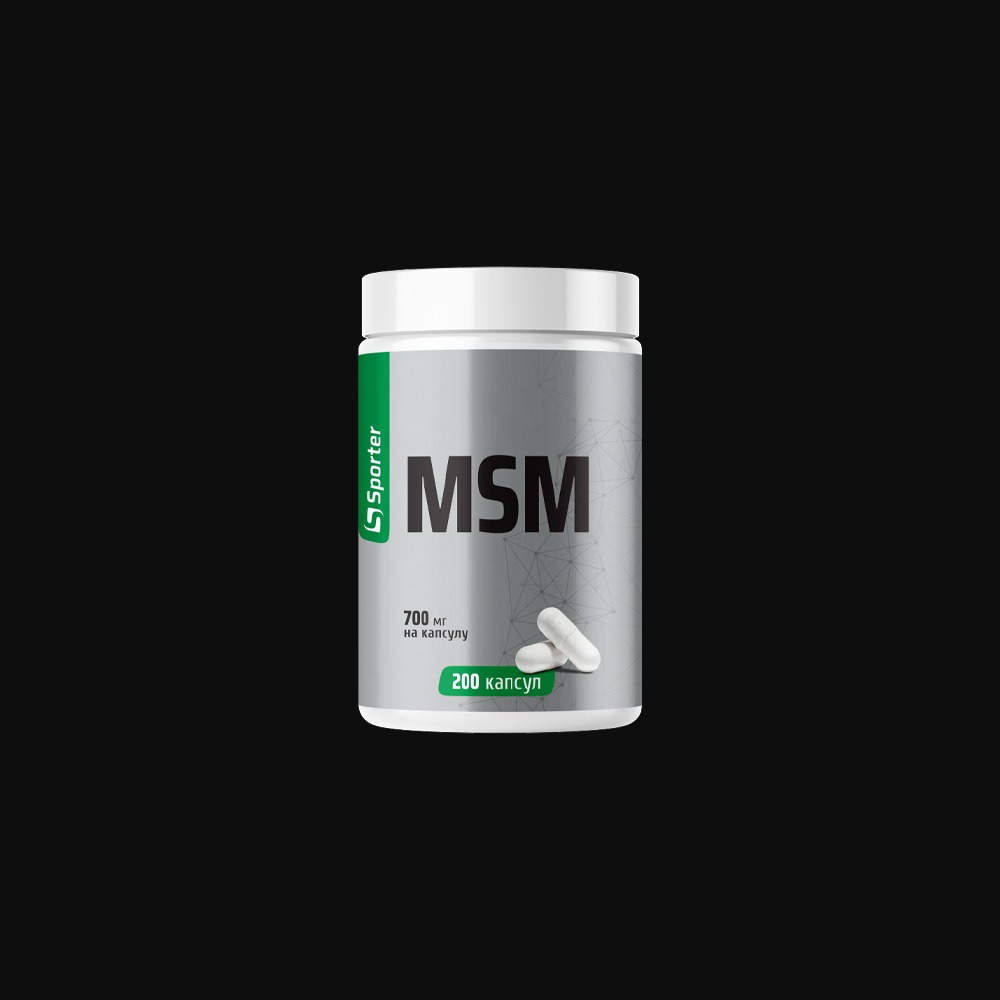 Sporter MSM 700mg - 200caps