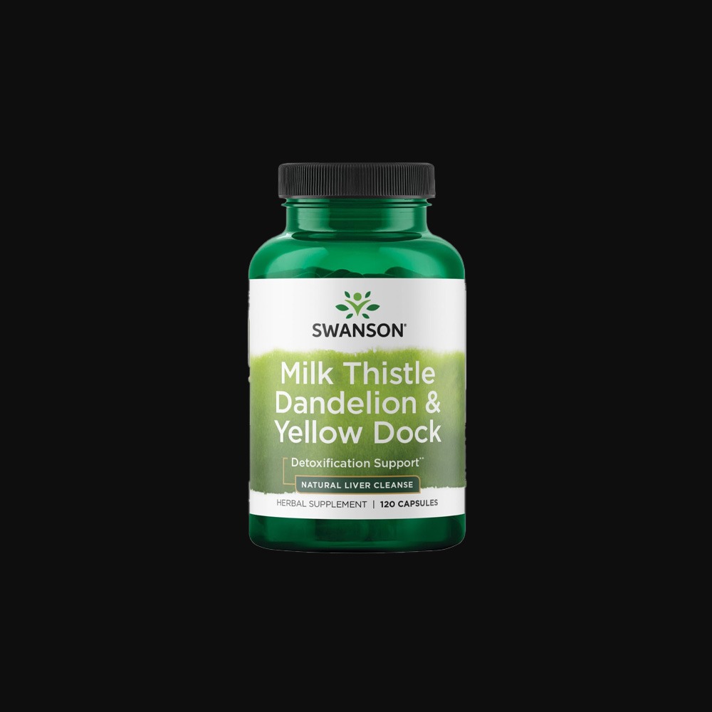 Swanson Milk Thistle Dandelion & Yellow Dock -120caps
