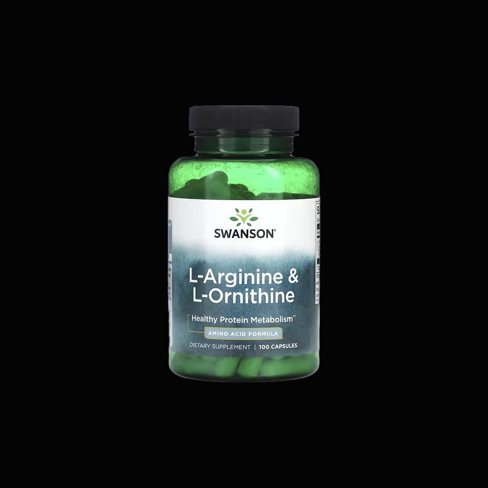 Swanson L-Arginine L-Ornitine 500/250mg - 100caps