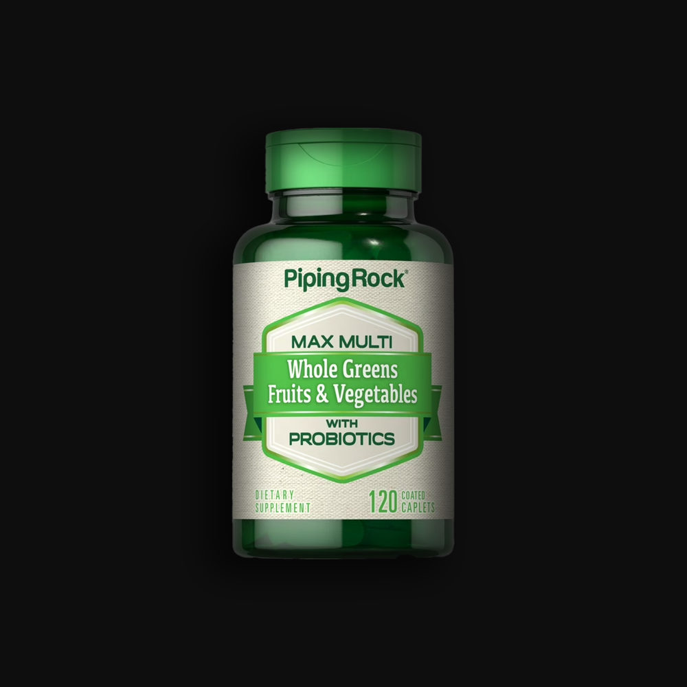Piping Rock Max Multi Whole Greens Fruit - 120 caps