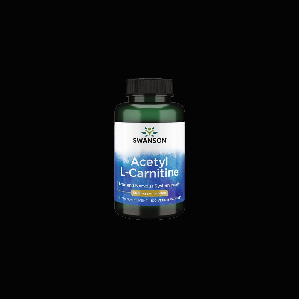 Swanson Acetyl L-Carnitine 500 mg, 100 veggie capsules