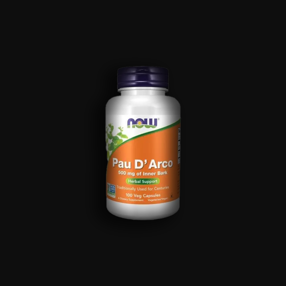 NOW Pau D'Arco 500mg - 100 vcaps