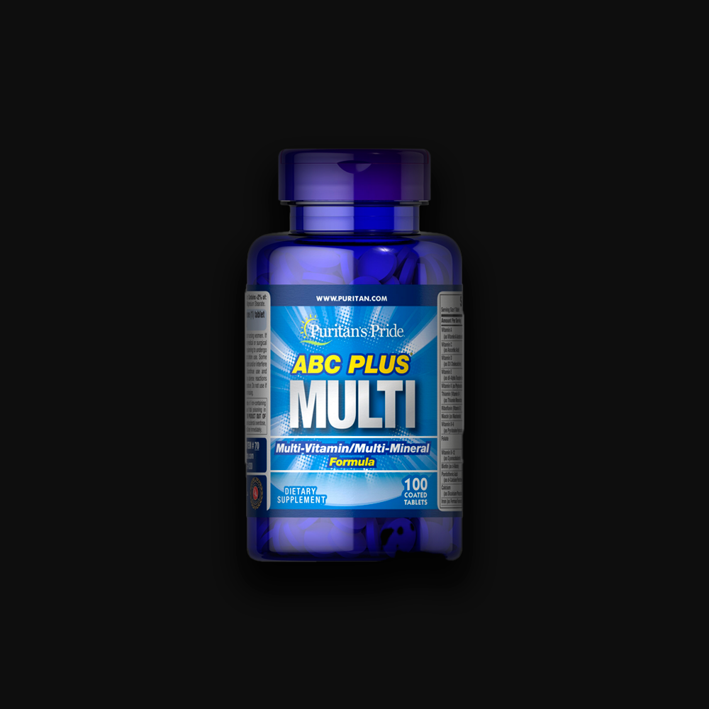 Puritan's Pride ABC Plus Multivitamin and Multi-Mineral Formula - 60caps