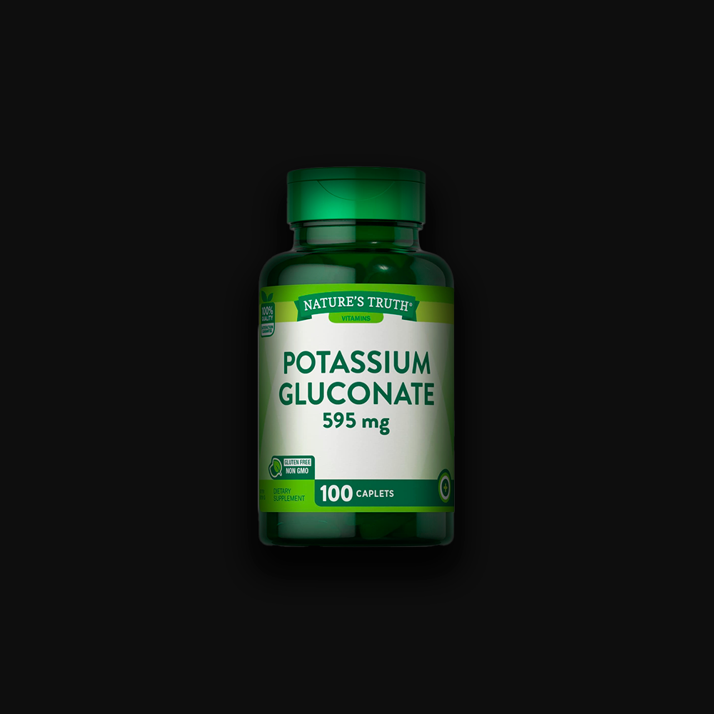 Nature's Truth Potassium Gluconate 595 mg, 100 caplets