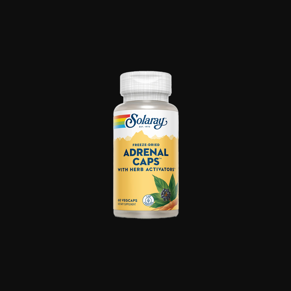Solaray Freeze-Dried Adrenal Caps - 60 caps