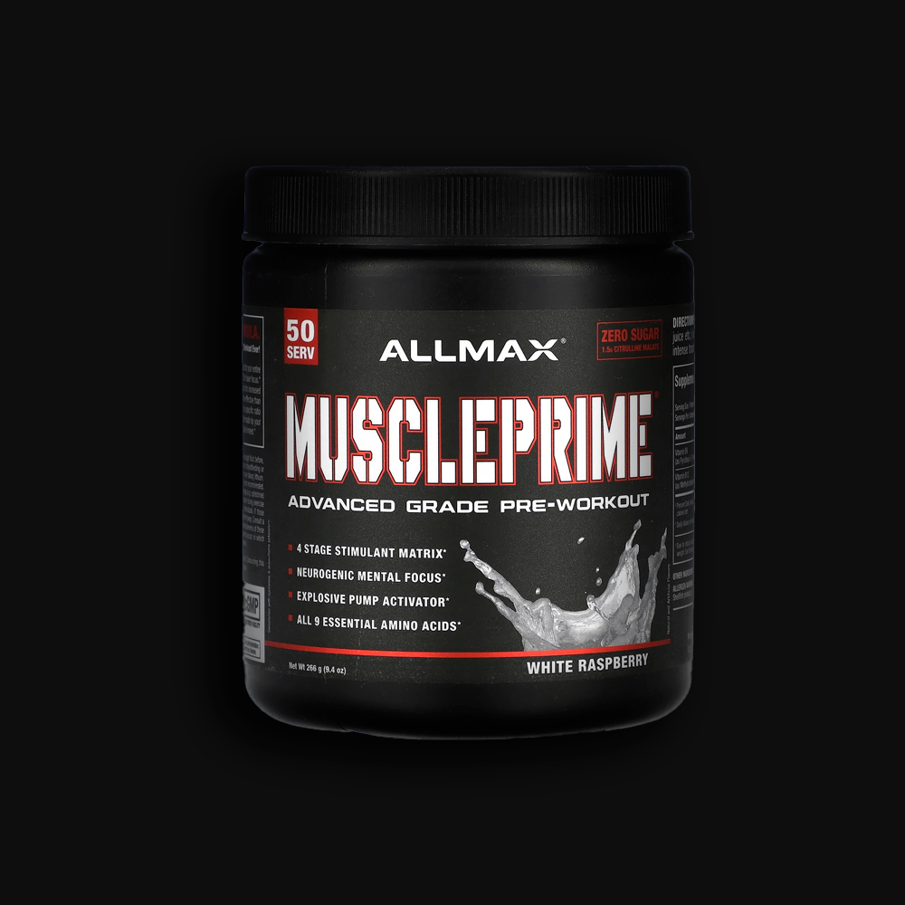 ALLMAX Muscleprime pre-workout 266g - Біла малина