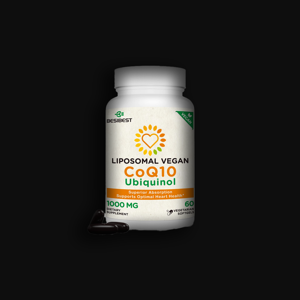 Besibest Liposomal Vegan CoQ10 Ubiquinol 1000mg - 60 vegsoftgels