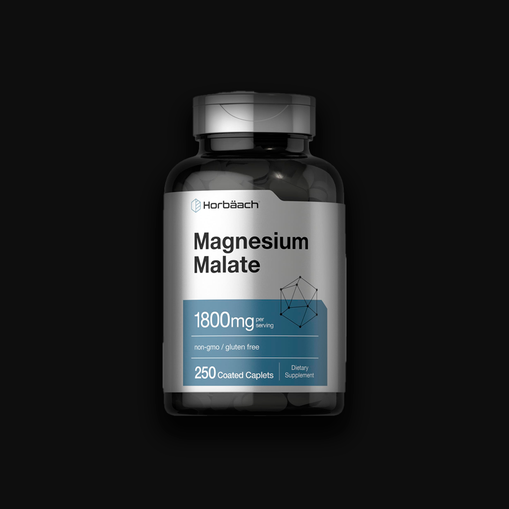 Horbaach Magnesium Malate 1800 mg - 250 caps