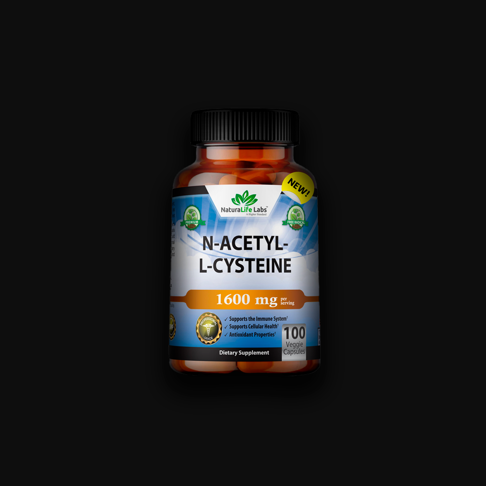 NaturaLife Labs N-Acetyl-L-Cysteine 1600 mg - 100 vcaps