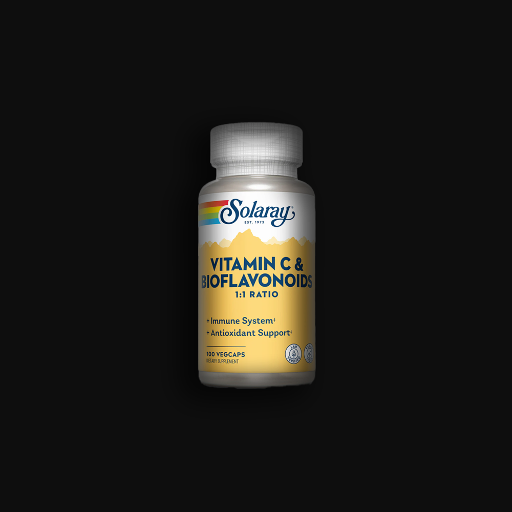 Solaray Vitamin C with Bioflavonoids 500mg - 100caps