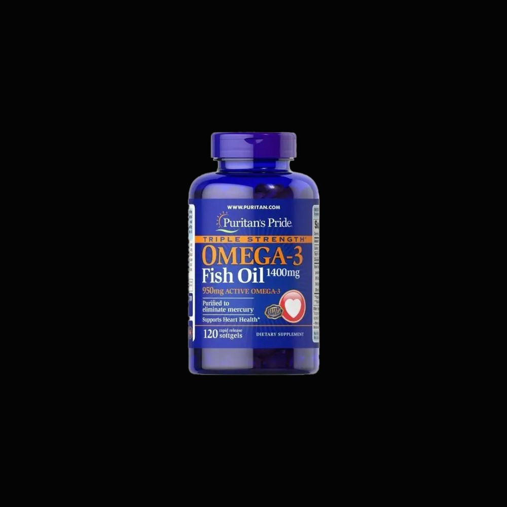 Puritan's Pride Omega-3 Triple Strength 950mg - 120softgel