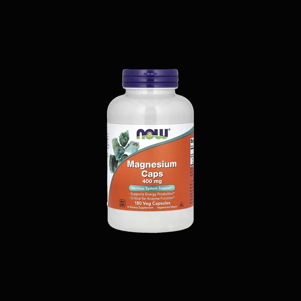 NOW Magnesium Caps 400mg - 180vegcaps