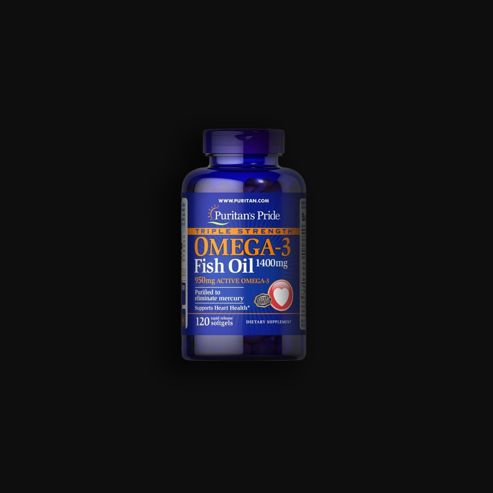 Puritan's Pride Omega-3 Fish Oi 1360mg - 240 softgel