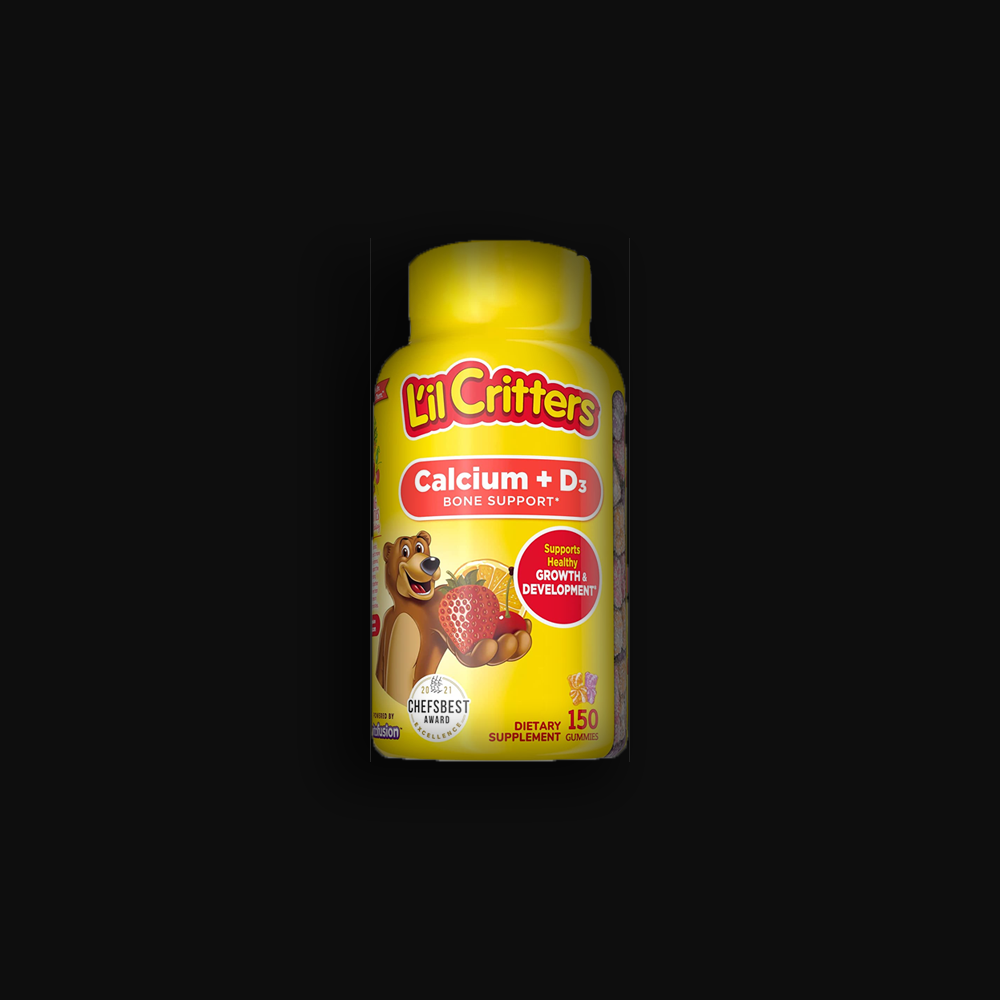 L'il Critters Calcium + D3 - 150gummi