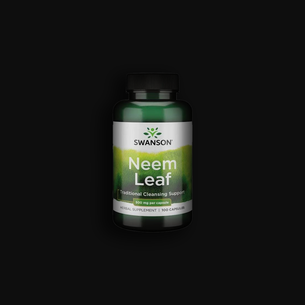 Swanson Neem Leaf 500mg - 100 caps