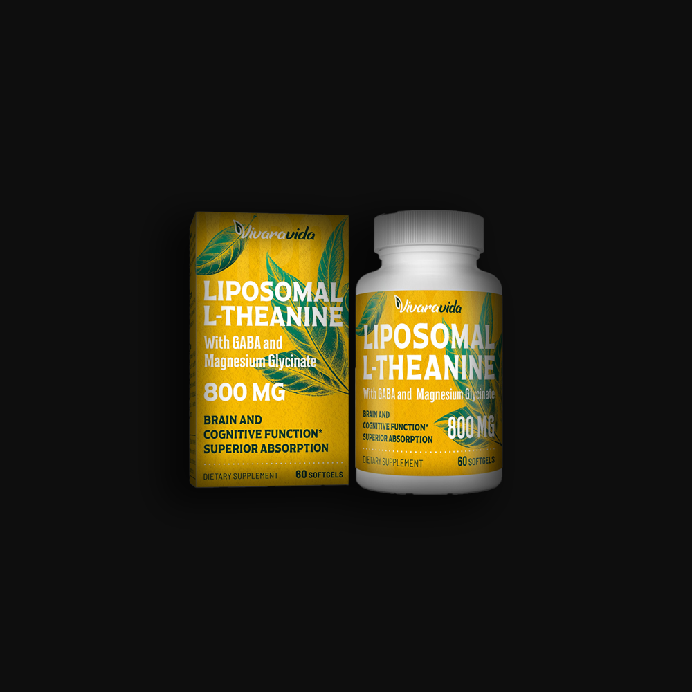 VivaraVida Liposomal L-Theanine 800mg - 60caps