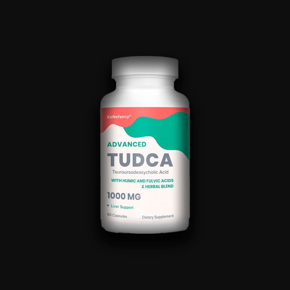 KoNefancy TUDCA with Humic and Fulvic Acids & Herbal Blend 1000 mg - 60 caps