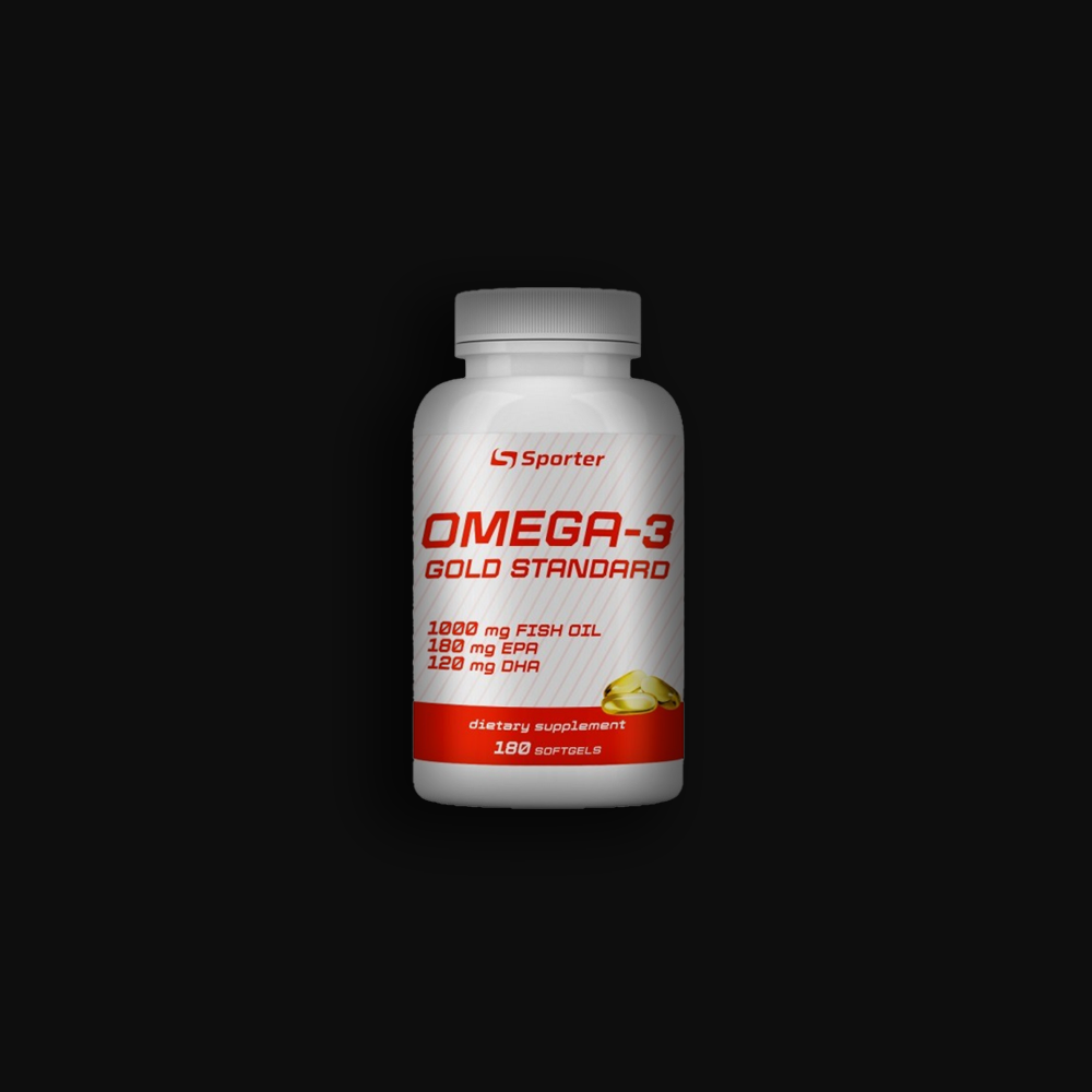Omega-3 18/12 +E vitamin capsules №180 Gold standsrt