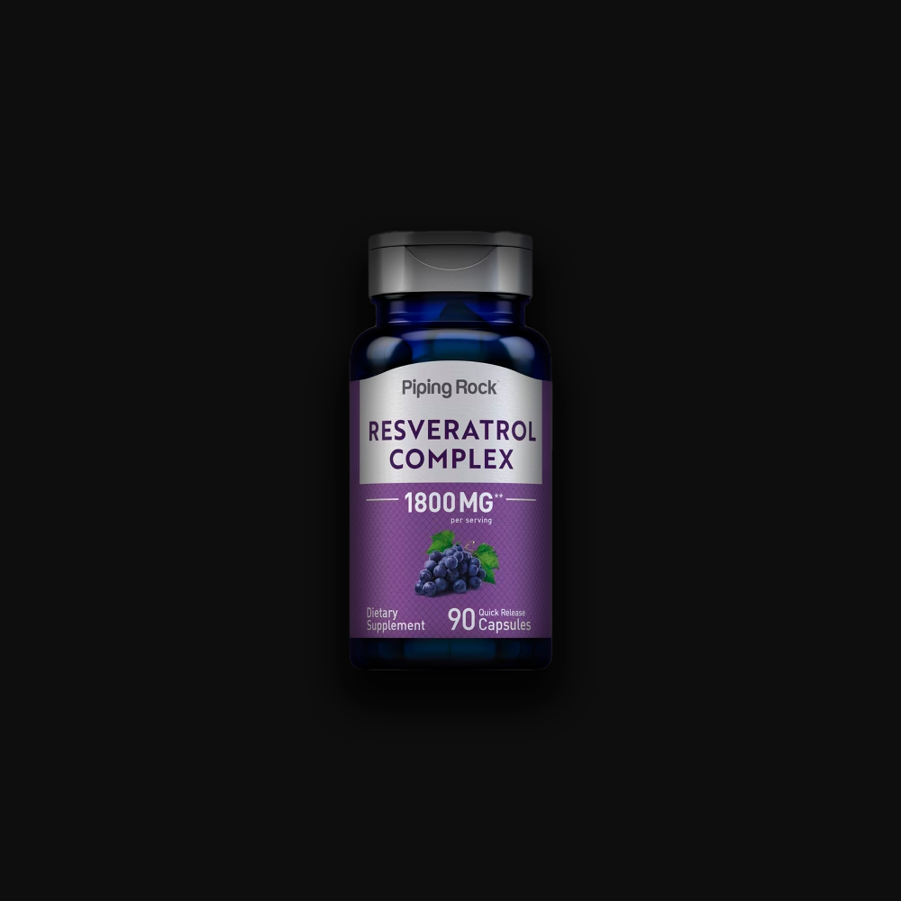 Piping Rock Resveratrol Complex 1800 mg per serving, 90 capsules