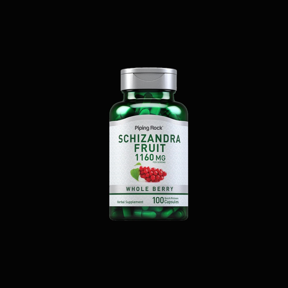 Piping Rock Schizandra Fruit 1160mg Whole Berry - 100caps