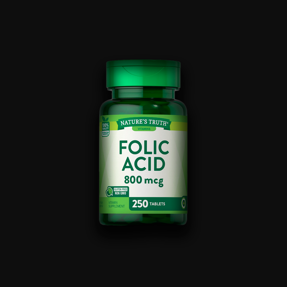 Nature's Truth Folic Acid 800 mcg - 250 tabl