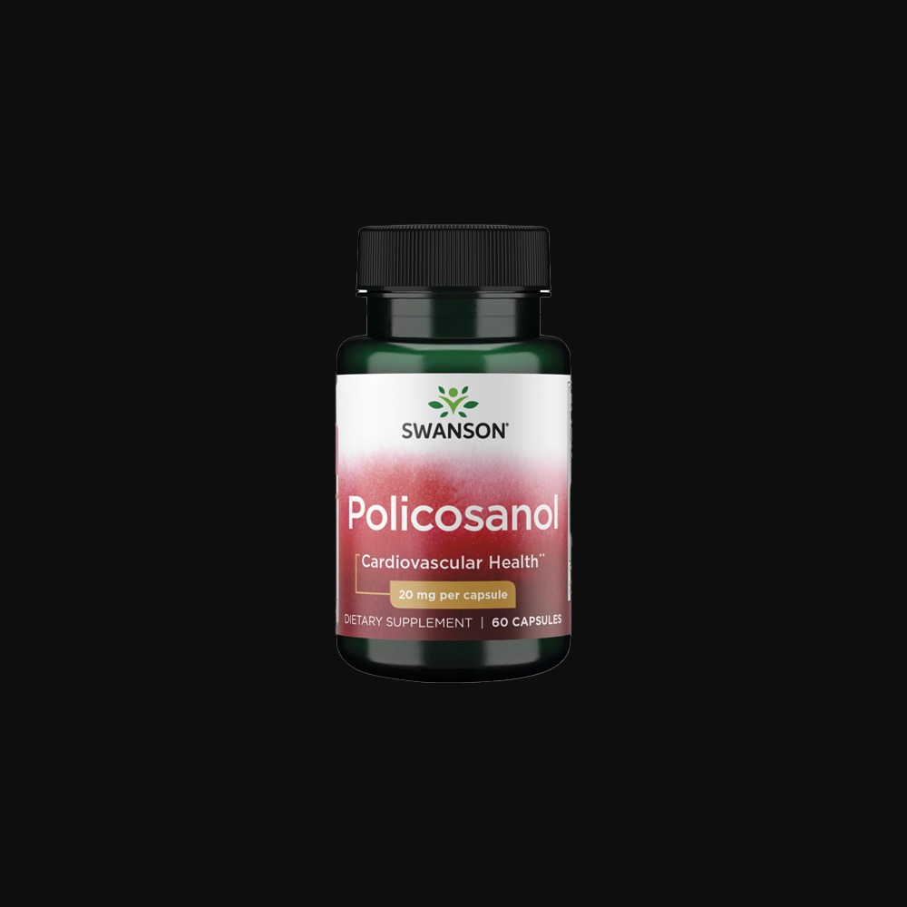 Swanson Policosanol 10 mg, 60 capsules