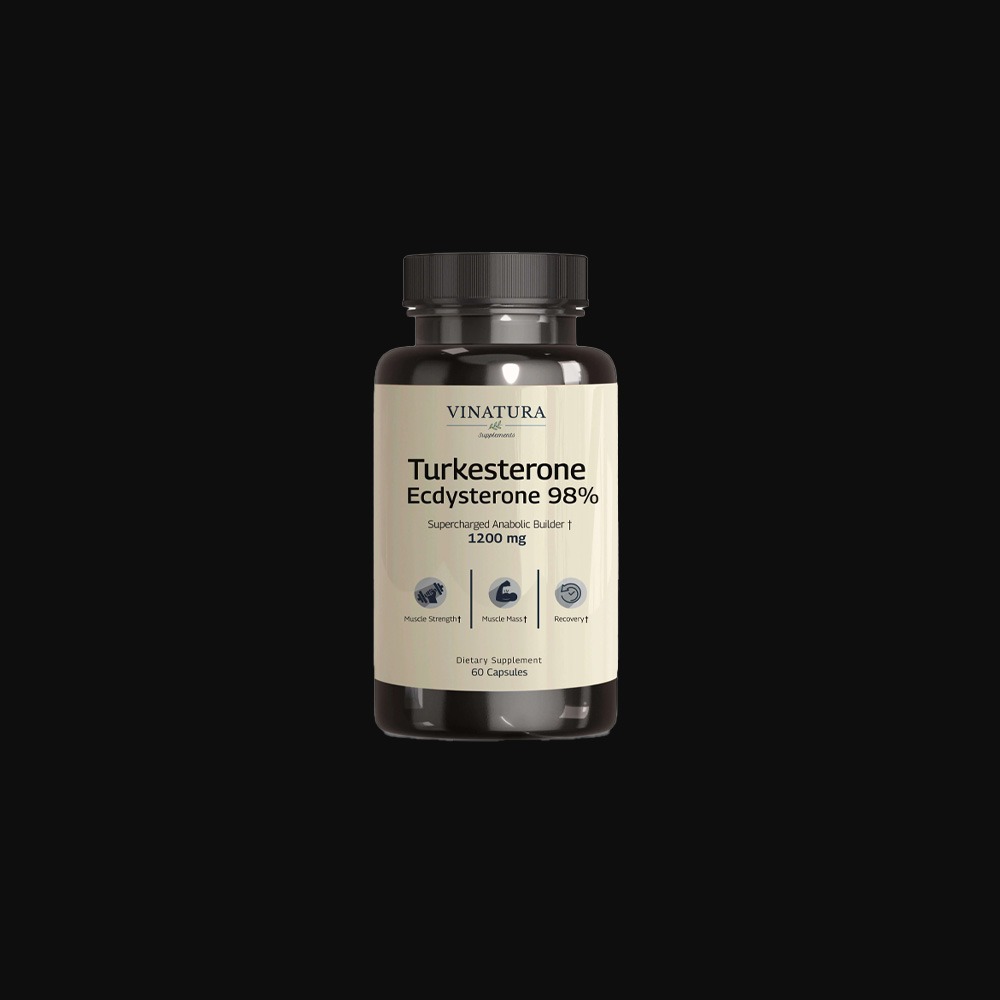 Vinatura Turkesterone Ecdysterone 98% 1200mg - 60caps