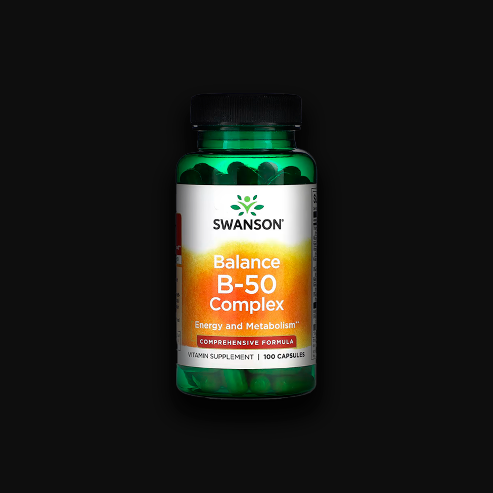 Swanson Balance B-50 Complex Energy & Metabolism -100 caps