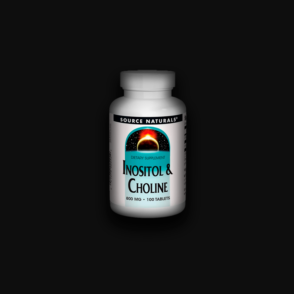 Source Naturals Inositol & Choline 800 mg - 50 tabl