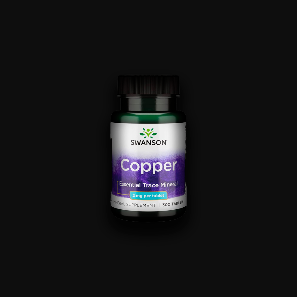 Swanson Copper 2 mg, 300 tablets