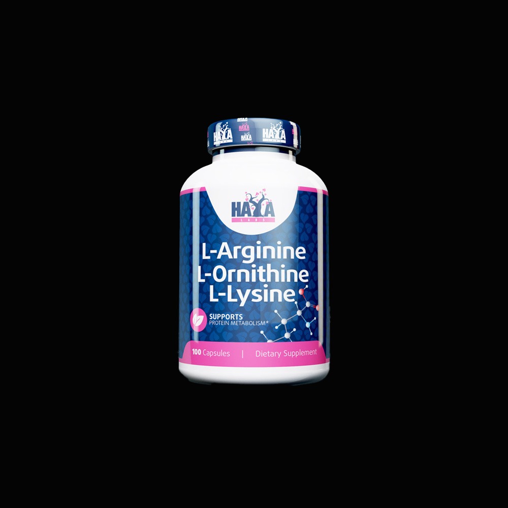 HAYA L-Arginine/L-Ornithine/L-Lysine - 100 caps
