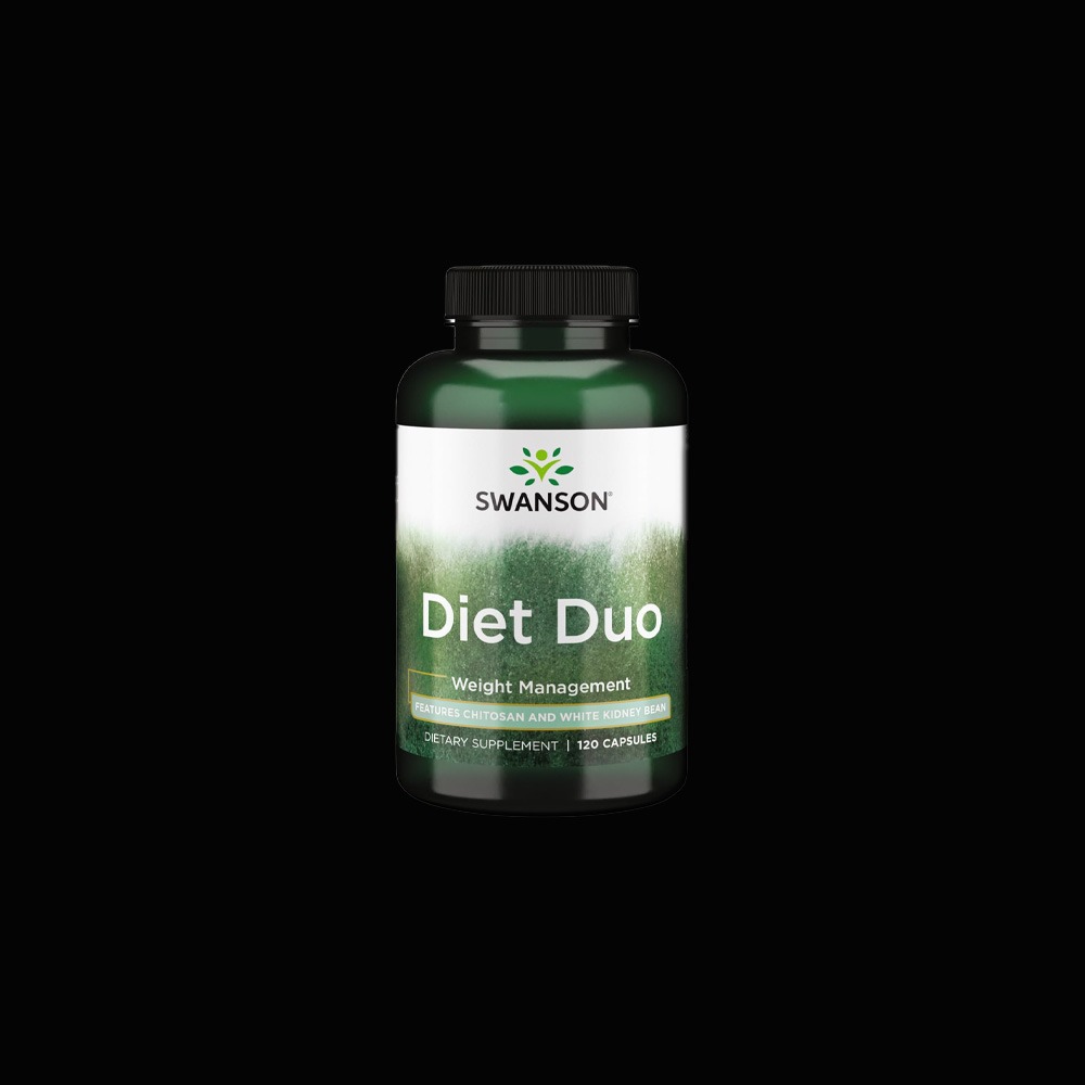 Swanson Diet Duo Feafures Chitosan and White Kidney Beans, 60 capsules