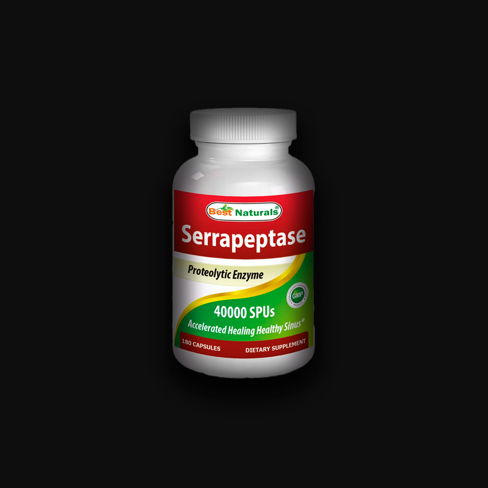 Best Naturals Serrapeptase 120.000 SPU's - 90 vcaps