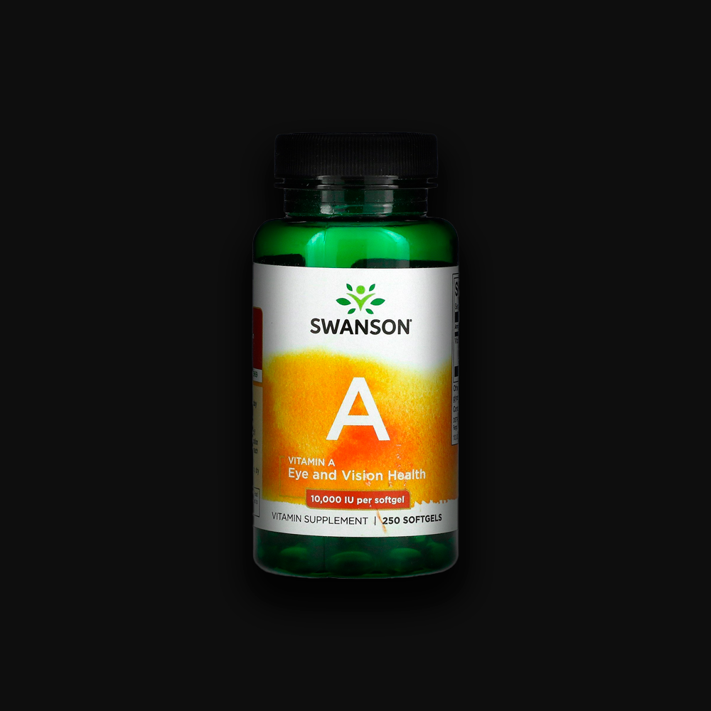 Swanson Vitamin A (10 000 IU-3000 mcg) - 250 softgels